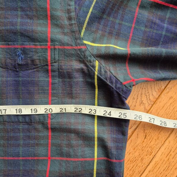 Polo Ralph Lauren Classic Fit Pony Shirt Men's XL Button Up Green Plaid - Picture 10 of 14